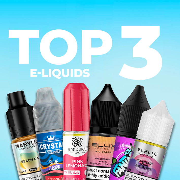 TOP 3 E-LIQUIDS inthecloudsstore TOP 3 E-LIQUIDS inthecloudsstore