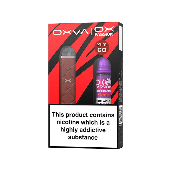 Oxva Xlim Go Pod Kit OX Passion Nic Salt Bundle