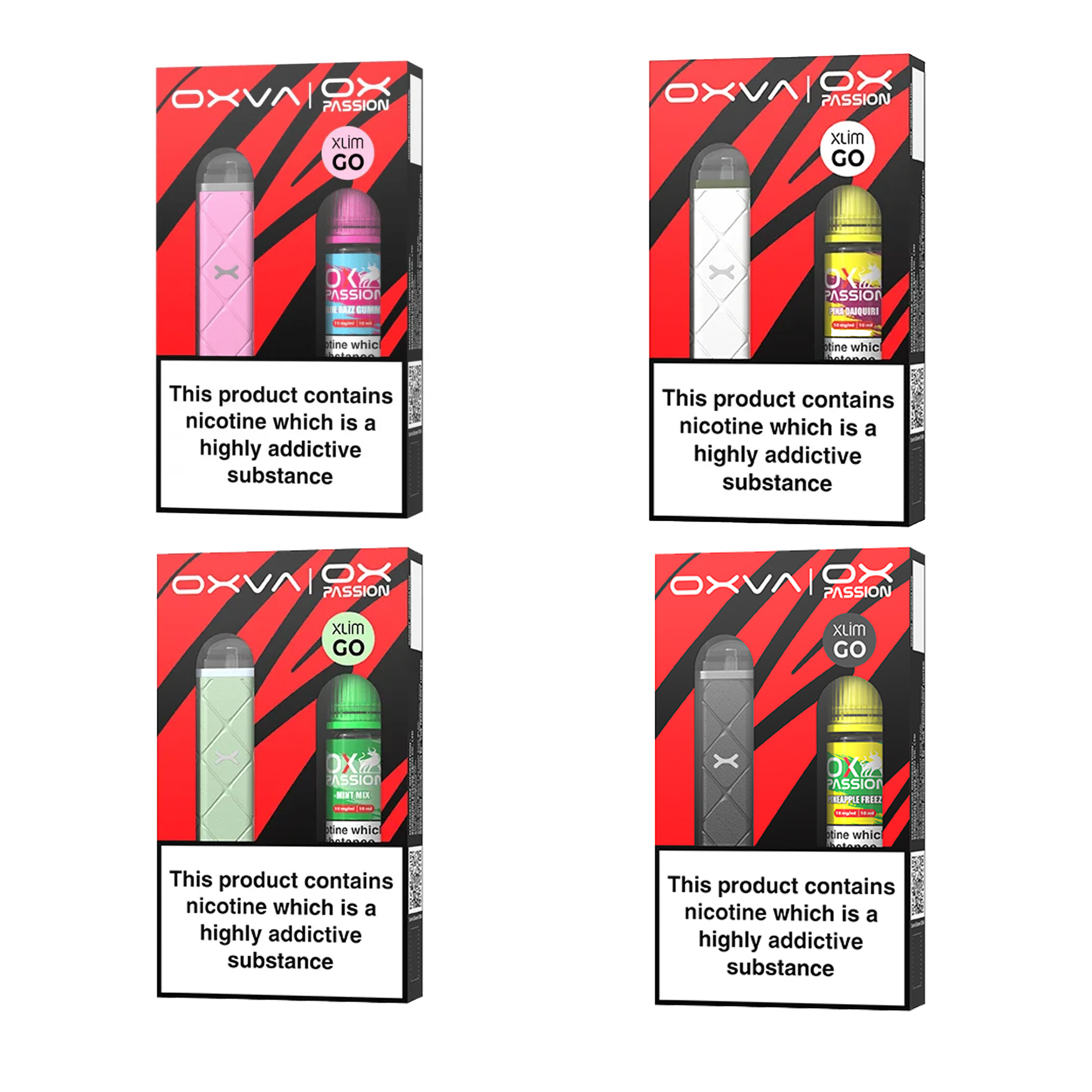 Oxva Xlim Go Pod Kit OX Passion Nic Salt Bundle