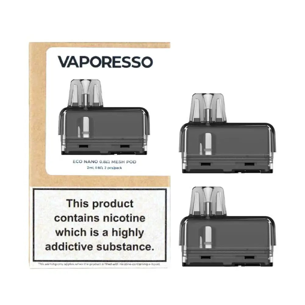 Vaporesso Eco Nano 0.8 Ω Pods (Pack of 2)