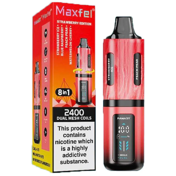 Maxfel Strawberry Edition 2400 8 IN 1